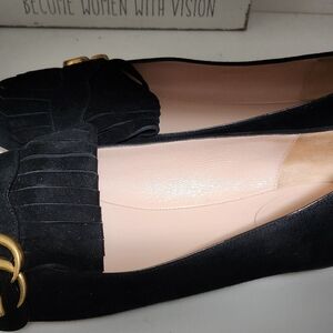 Authentic GUCCI suede flats